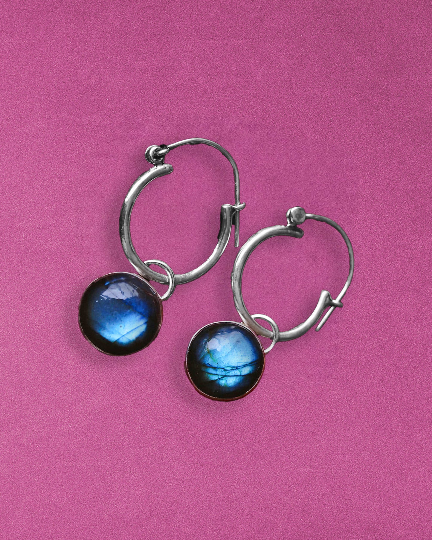 OJOS DE LUZ EARRINGS Labradorite