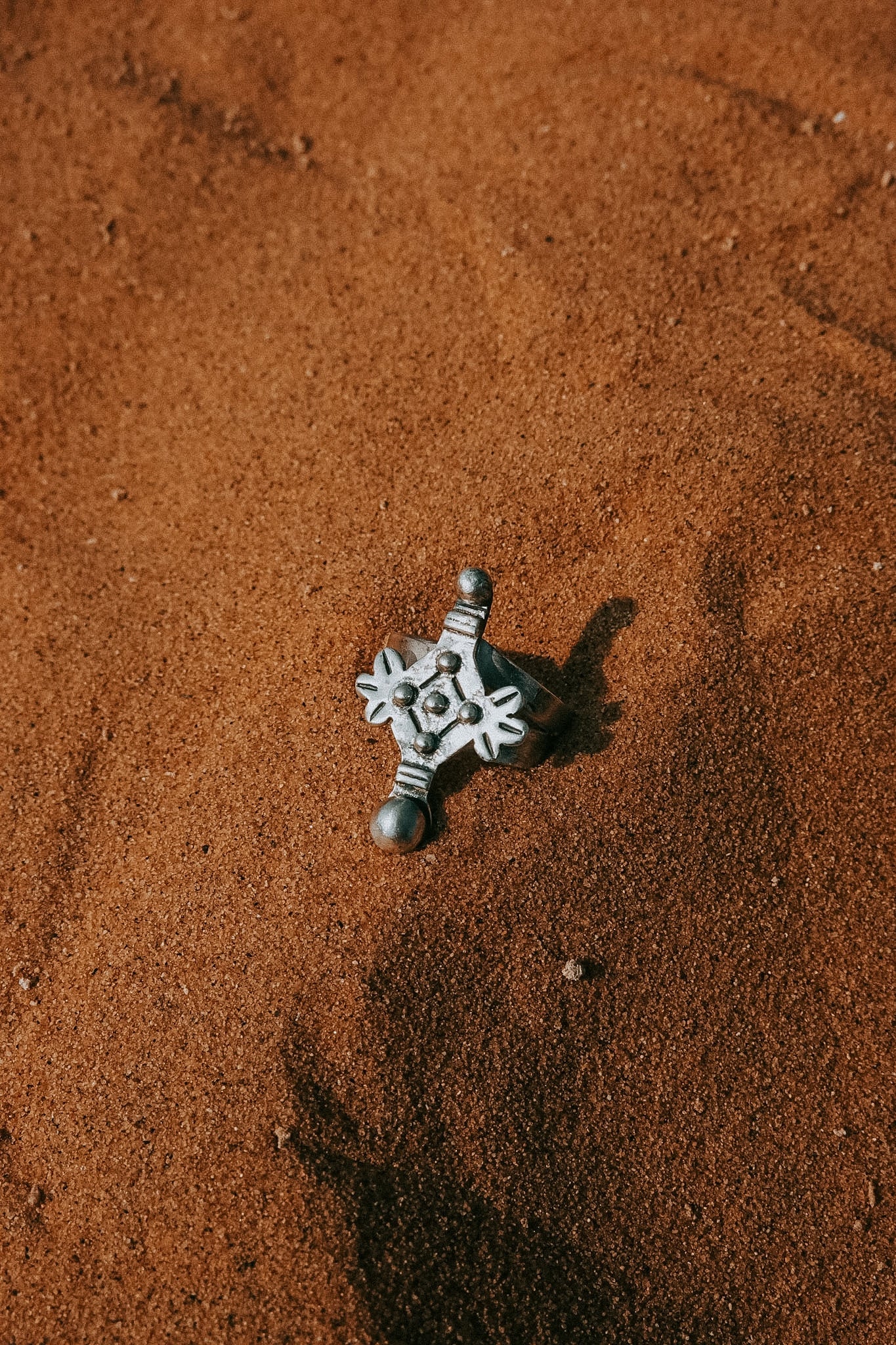 N168- Desert Cross Ring