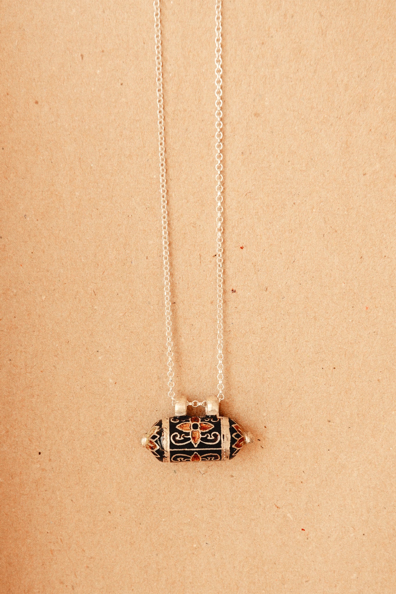 N203 - Taweez Minakari Motif 925 Sterling Silver Pendant