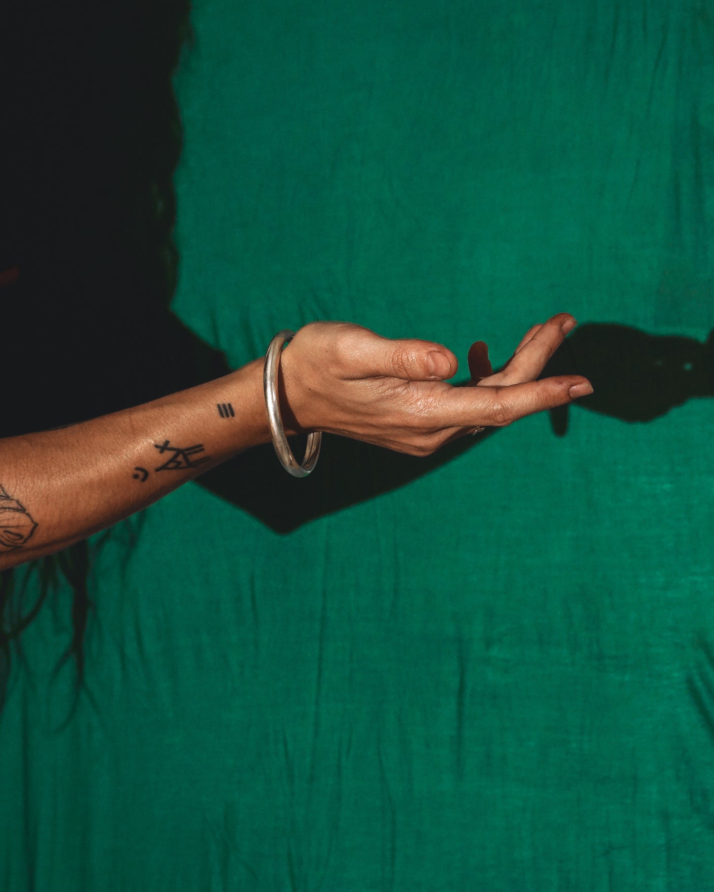 N38- Couple Rigid Silver 925 Openable Kada Bangles Handmade PATLI