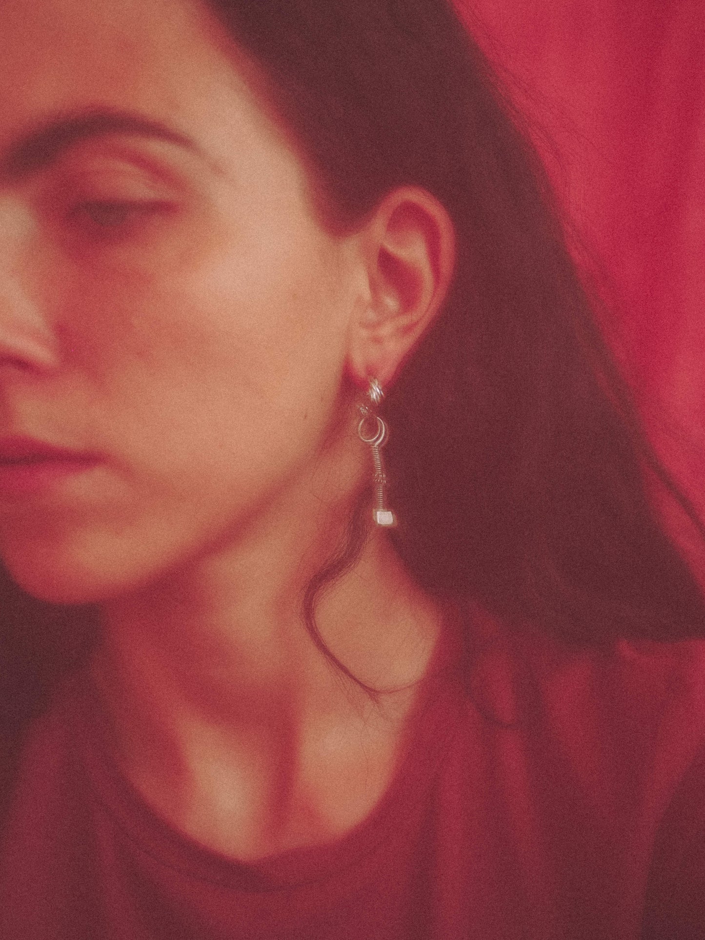 VEDHLA ANTIQUE TRIBAL EARRINGS FROM GUJARAT