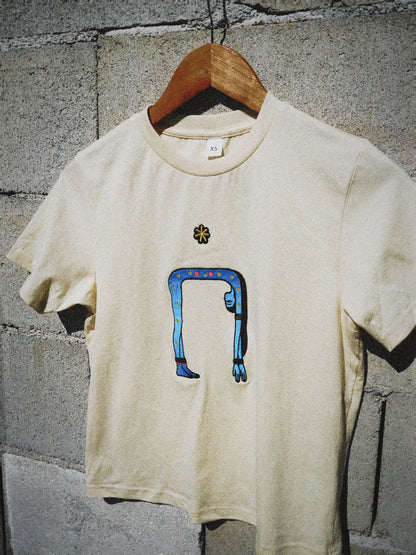 W13- NUT EMBROIDERED WOMEN’S FIT T-SHIRT · 180 GSM