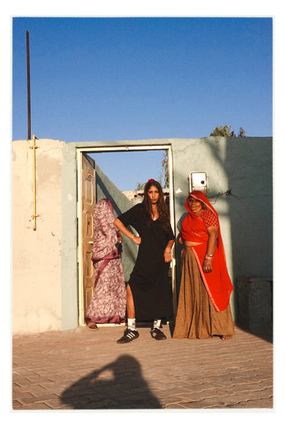 W5 – Soft Lycra Dress | V-Neck Long Dress with Hand Embroidery