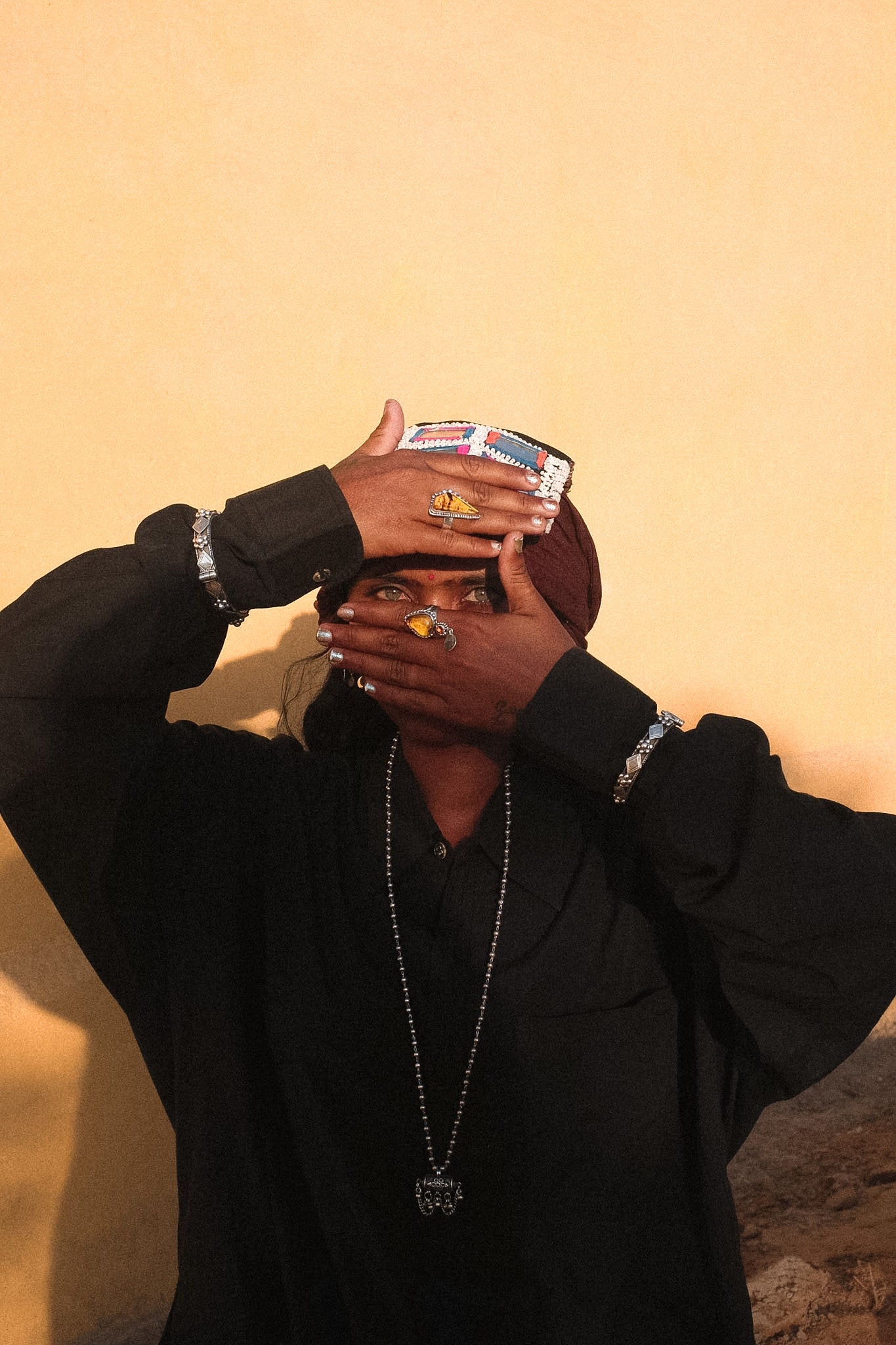 N201 - Taweez Double-Sided Silver Necklace MUSEUM