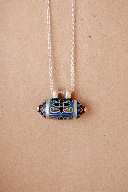N203 - Taweez Minakari Motif 925 Sterling Silver Pendant