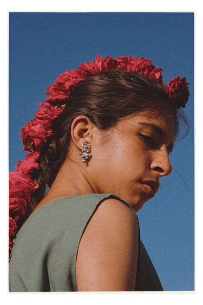 N215 - Berber-Inspired Cross Earrings