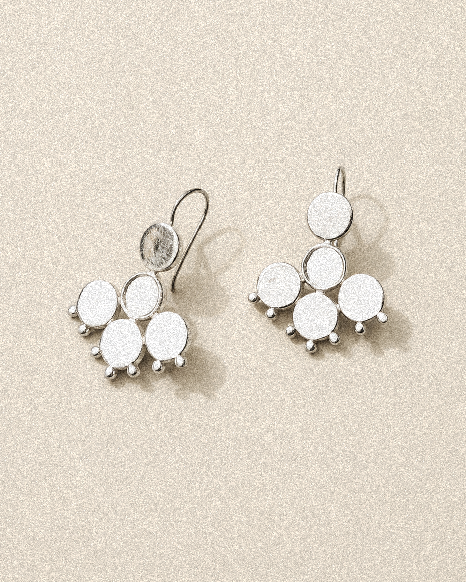 N231- Orbit Silver 925 Earrings
