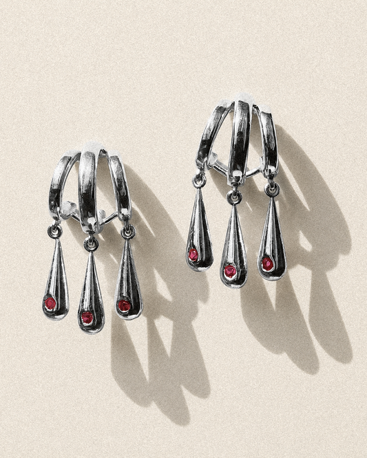 N227 – Triple Drop Earrings