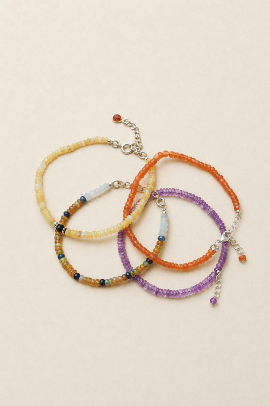 N251- Natural stones Bracelets And Silver 925