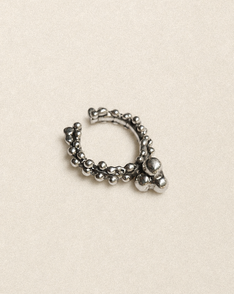 N242 – Bubble Handmade 925 Silver Ring