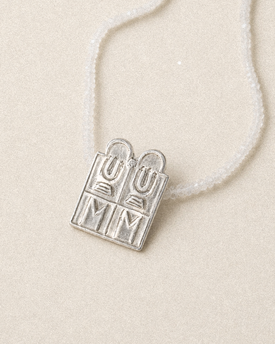 N247 – South Indian Thali Handmade 925 Silver Pendant