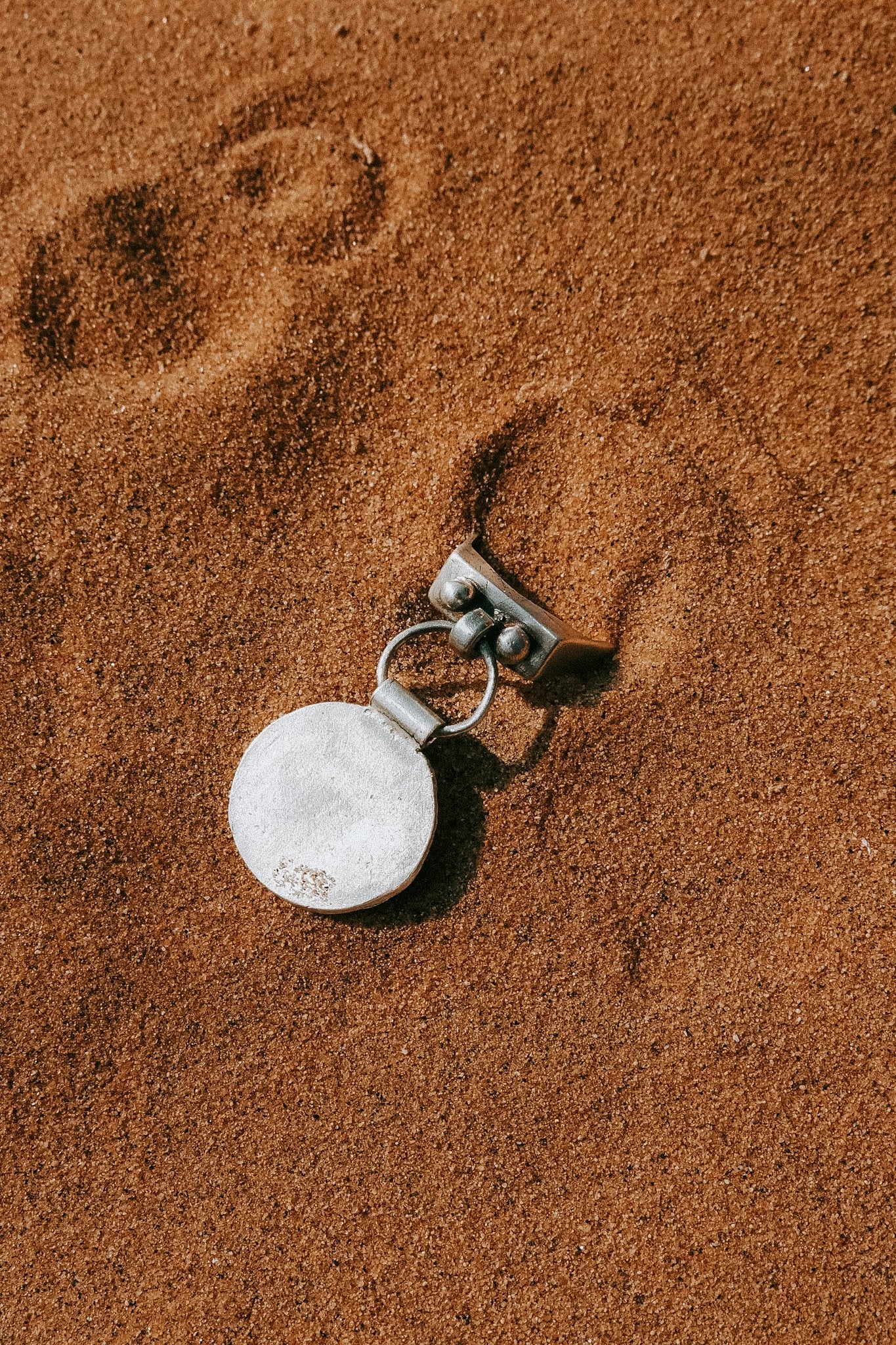 N185 - Sada Silver Coin Rings Size ITA 10.5 (USA 5.5)