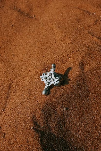 N168- Desert Cross Ring