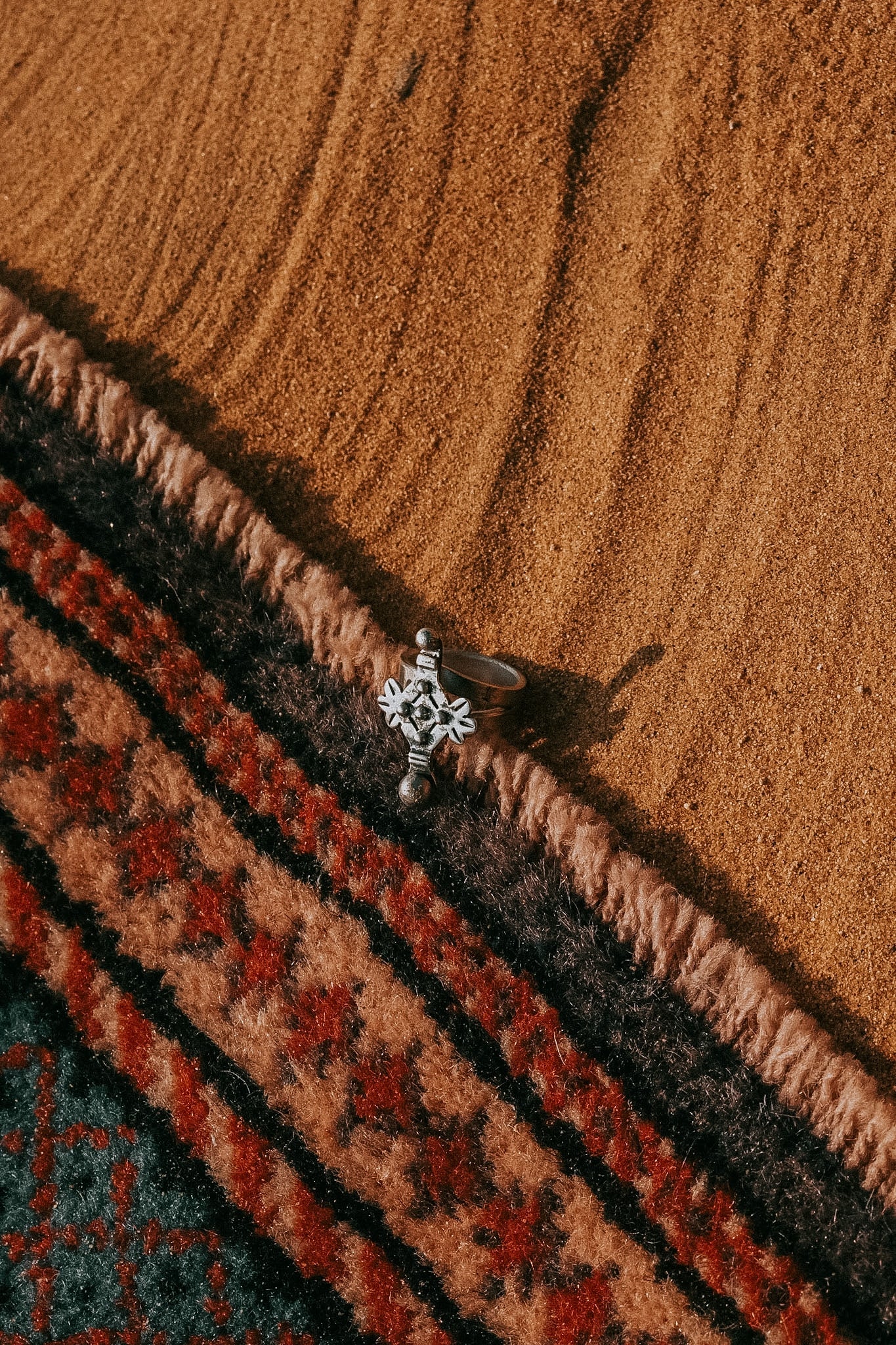 N168- Desert Cross Ring