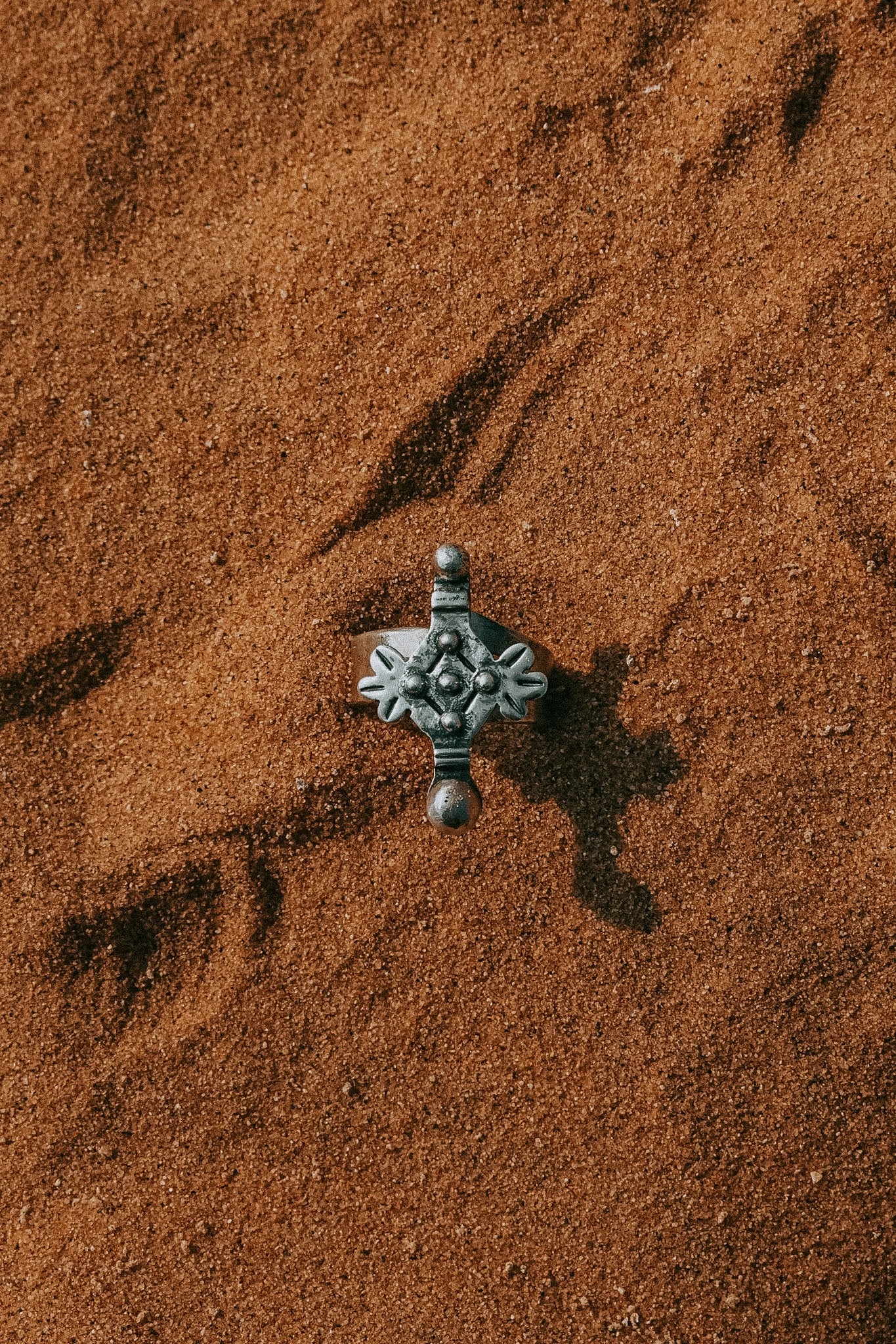 N168- Desert Cross Ring