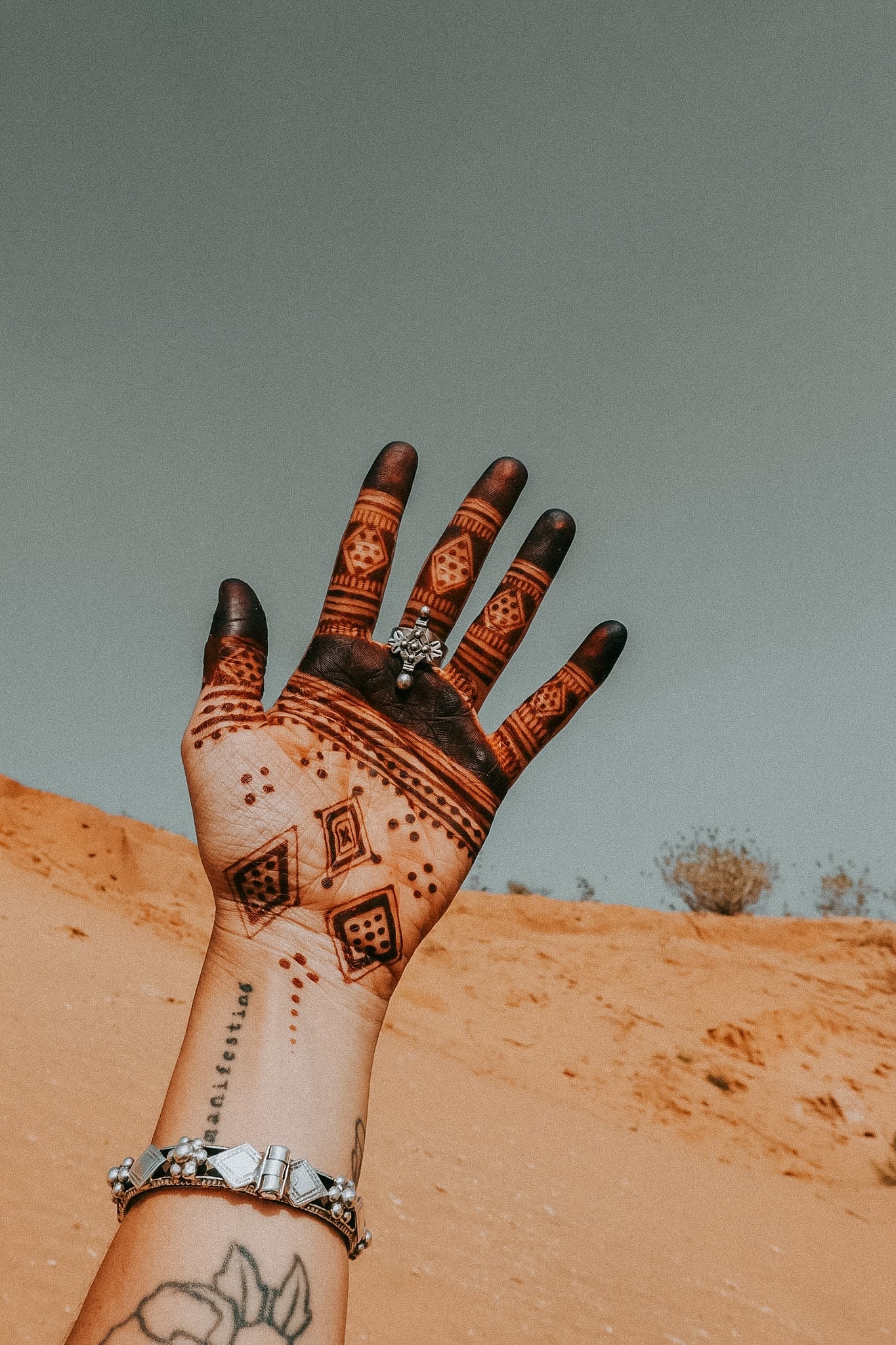 N168- Desert Cross Ring
