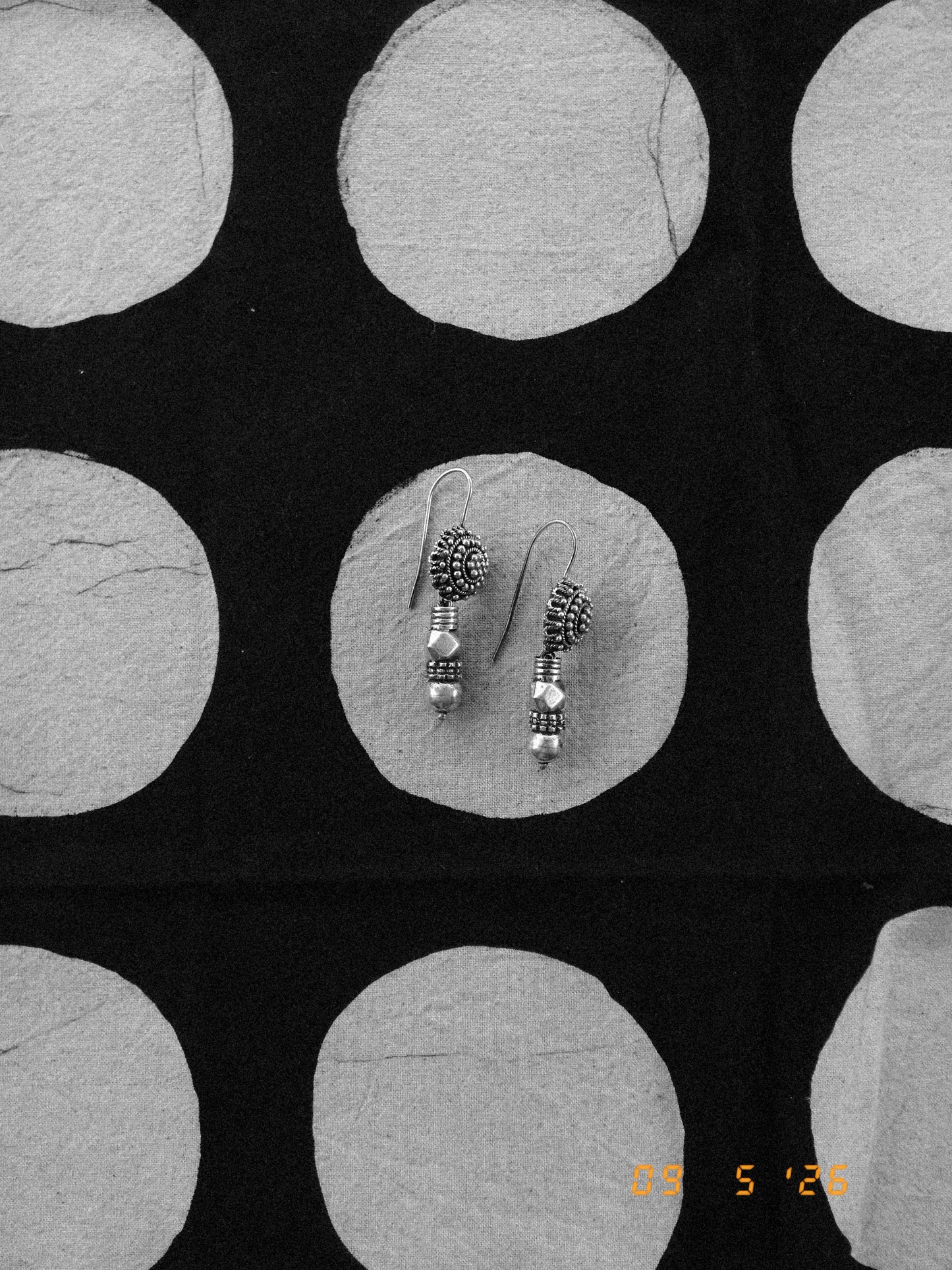 N238 – Phool Vedla Handmade 925 Silver Earrings