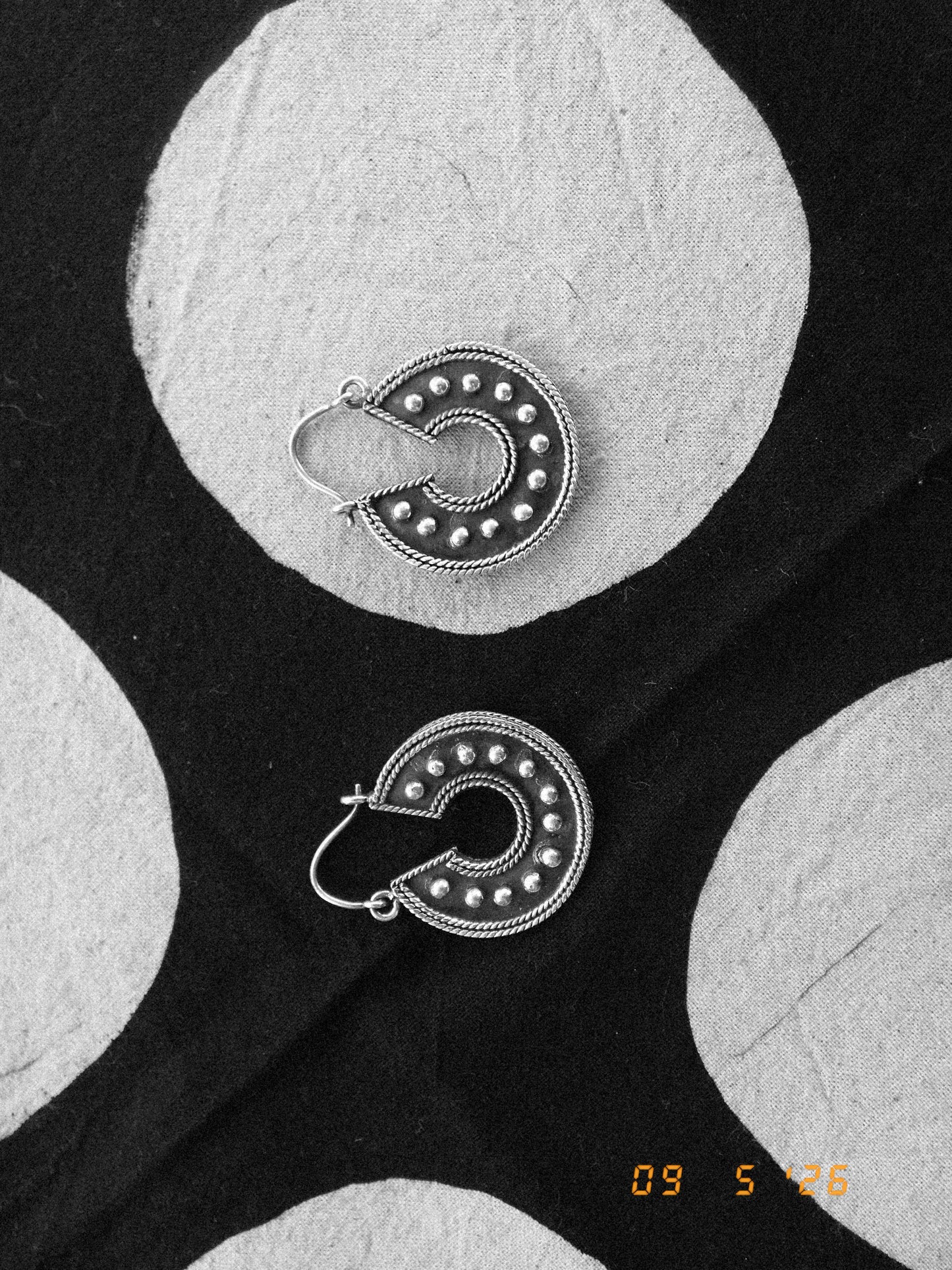 N237– Maru Handmade  Silver Earrings