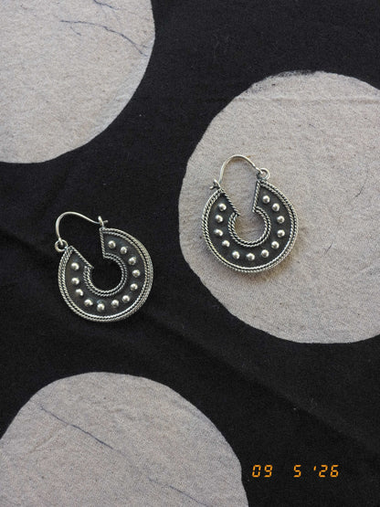 N237– Maru Handmade  Silver Earrings