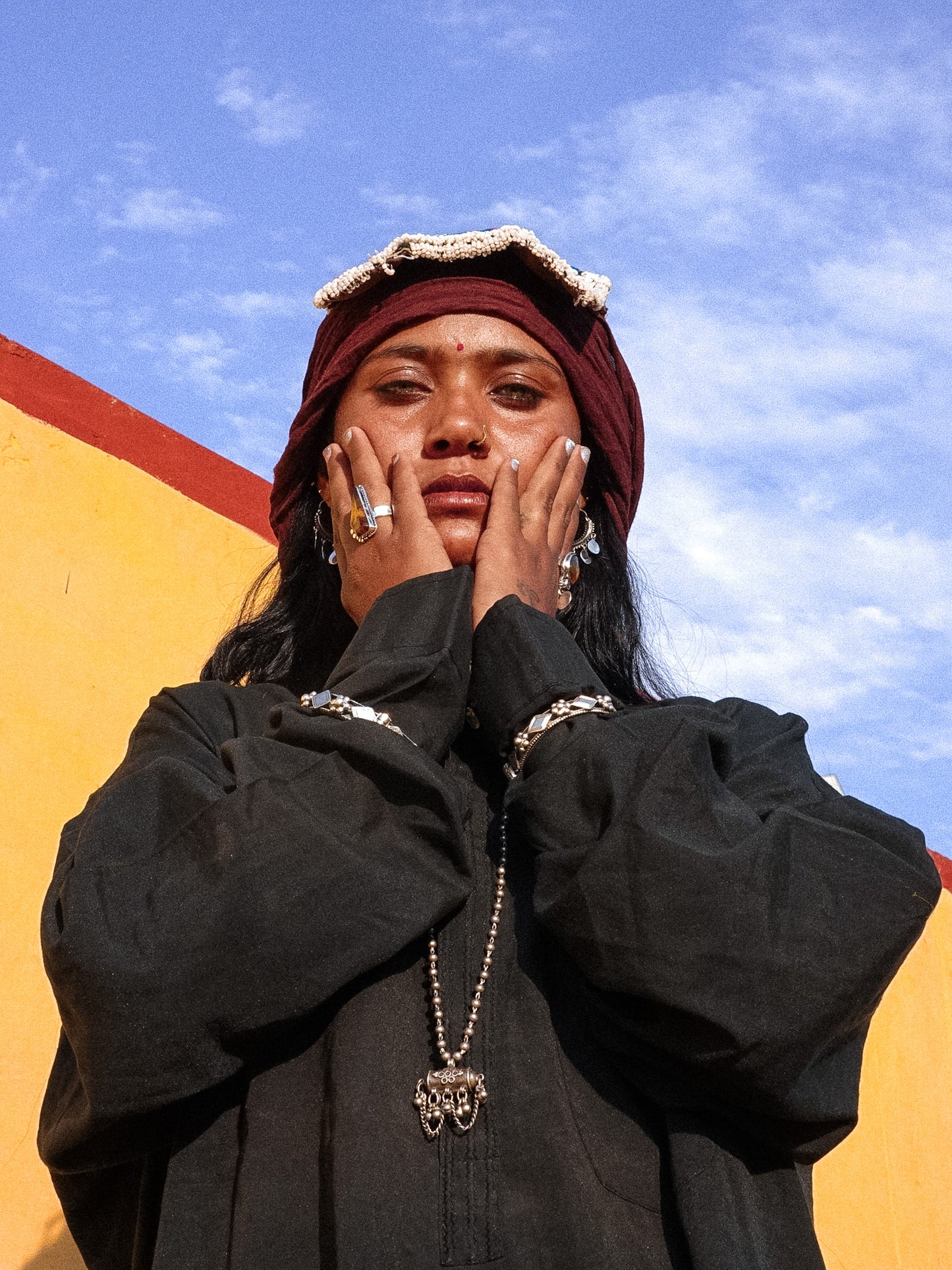 N201 - Taweez Double-Sided Silver Necklace MUSEUM