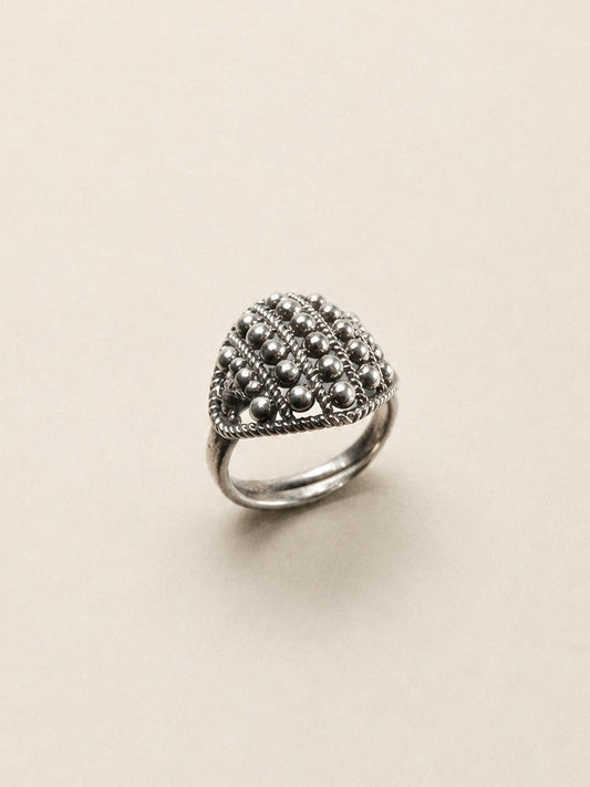 N211 - Bindu Ring Alka Silver