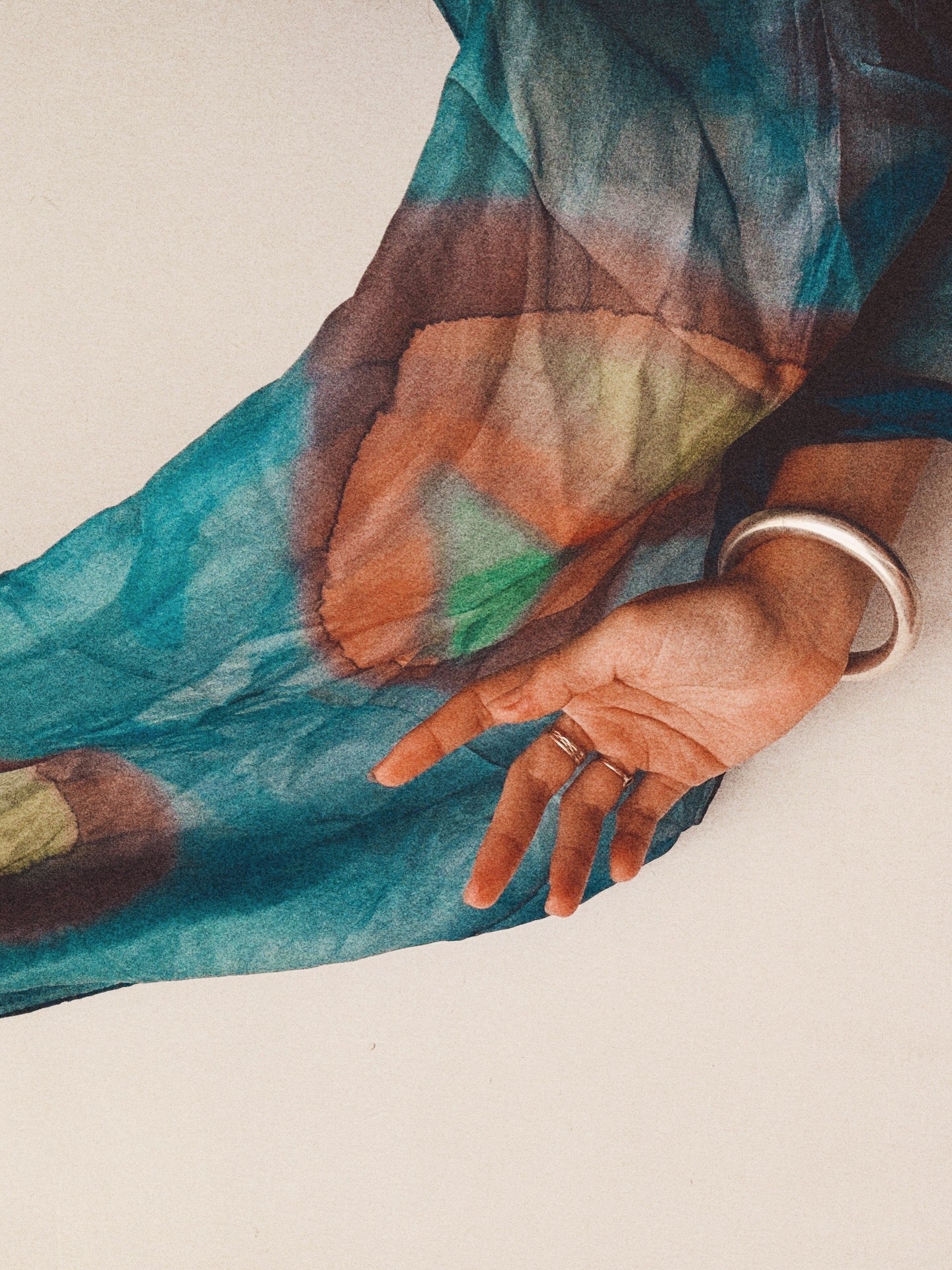 N39- Single Rigid Silver 925 Openable Kada Bangle Handmade MOTI