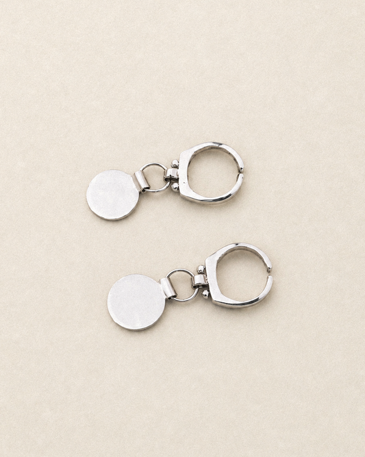 N184 - Sada Silver Coin Rings