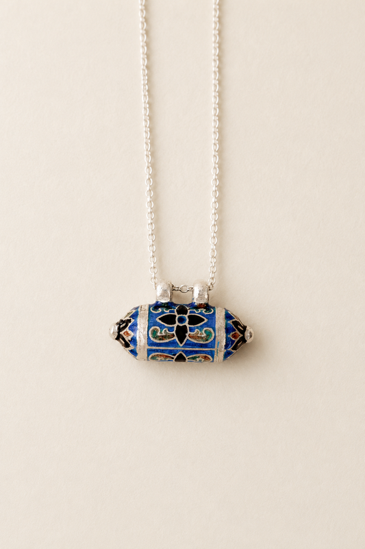 N203 - Taweez Minakari Motif 925 Sterling Silver Pendant