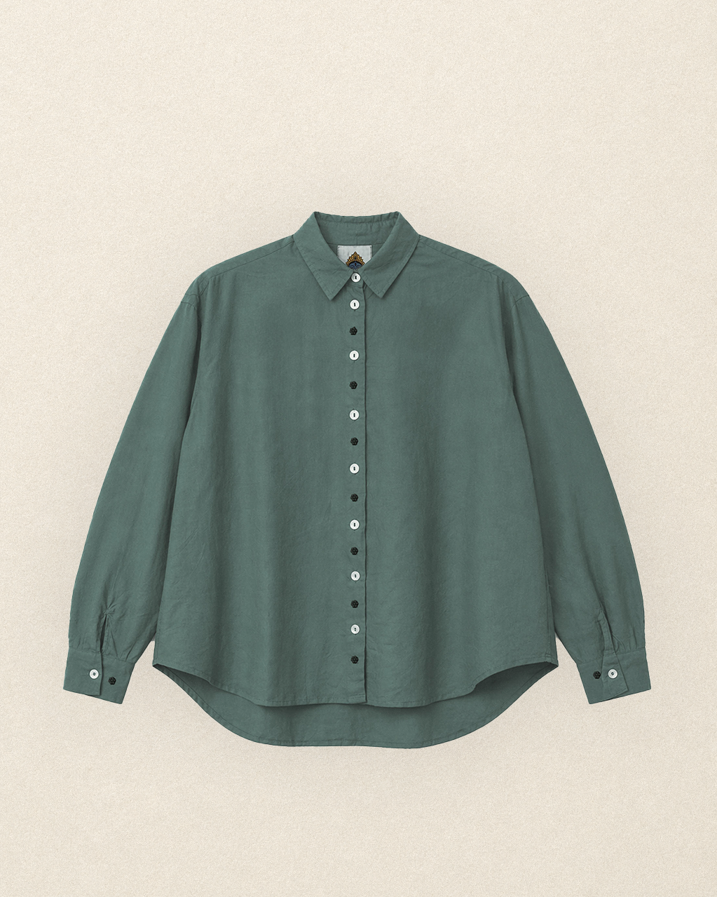 W3 – Long Sleeve Shirt | Hand-Embroidered Rayon