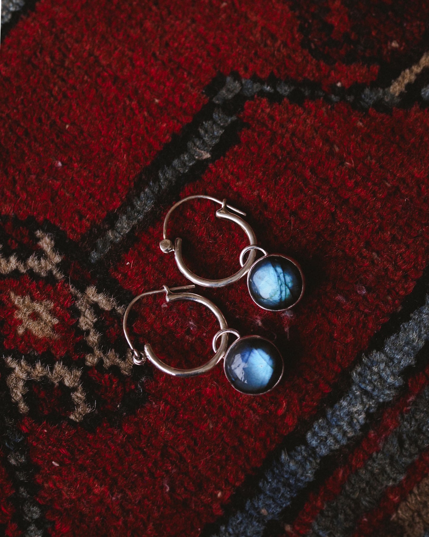 OJOS DE LUZ EARRINGS Labradorite