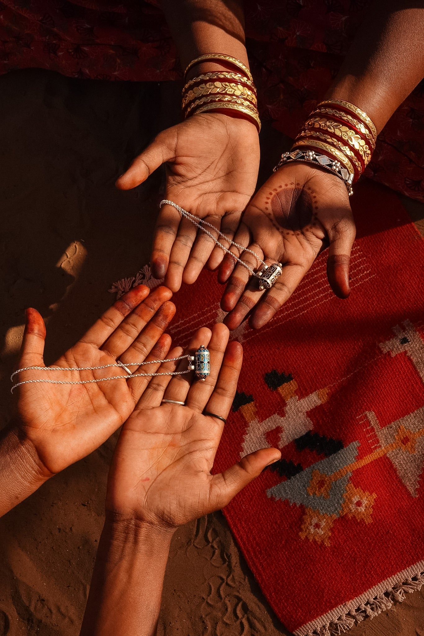 N203 - Taweez Minakari Motif 925 Sterling Silver Pendant