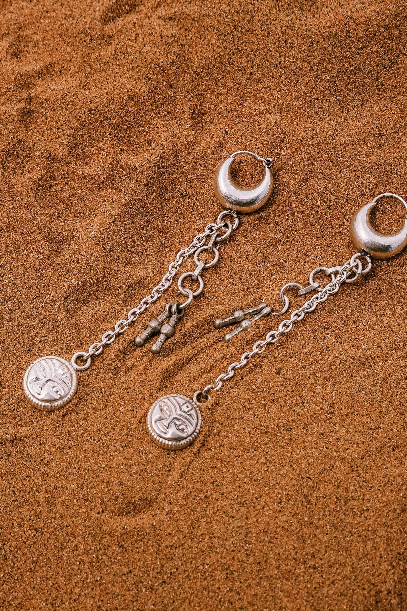 N206 - Sun Nazarya 925  Silver Earrings