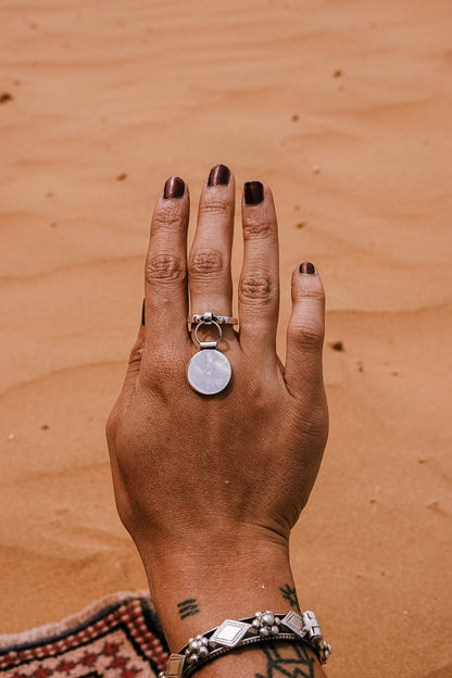 N184 - Sada Silver Coin Rings