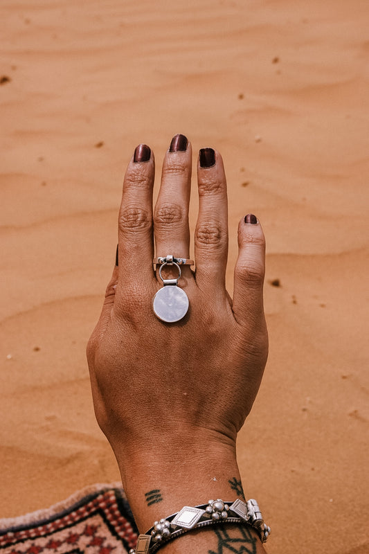 N184 - Sada Silver Coin Rings