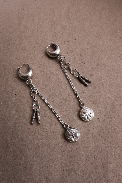 N206 - Sun Nazarya 925  Silver Earrings