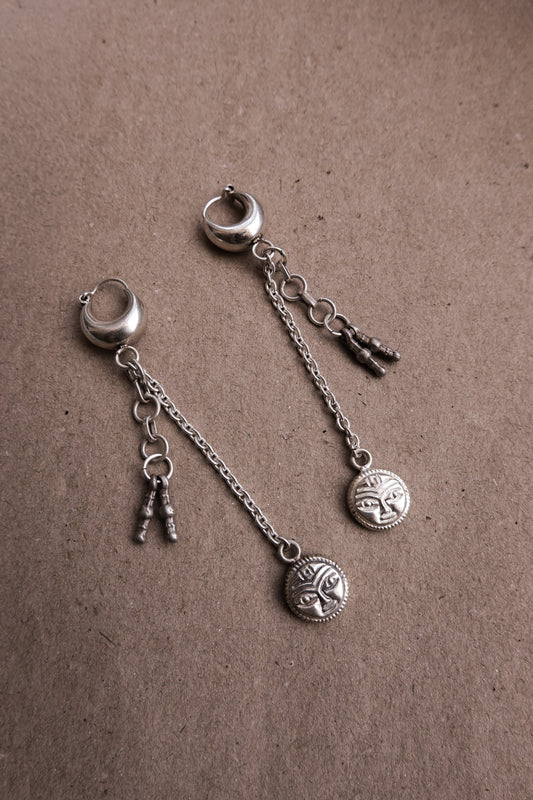 N206 - Sun Nazarya 925  Silver Earrings