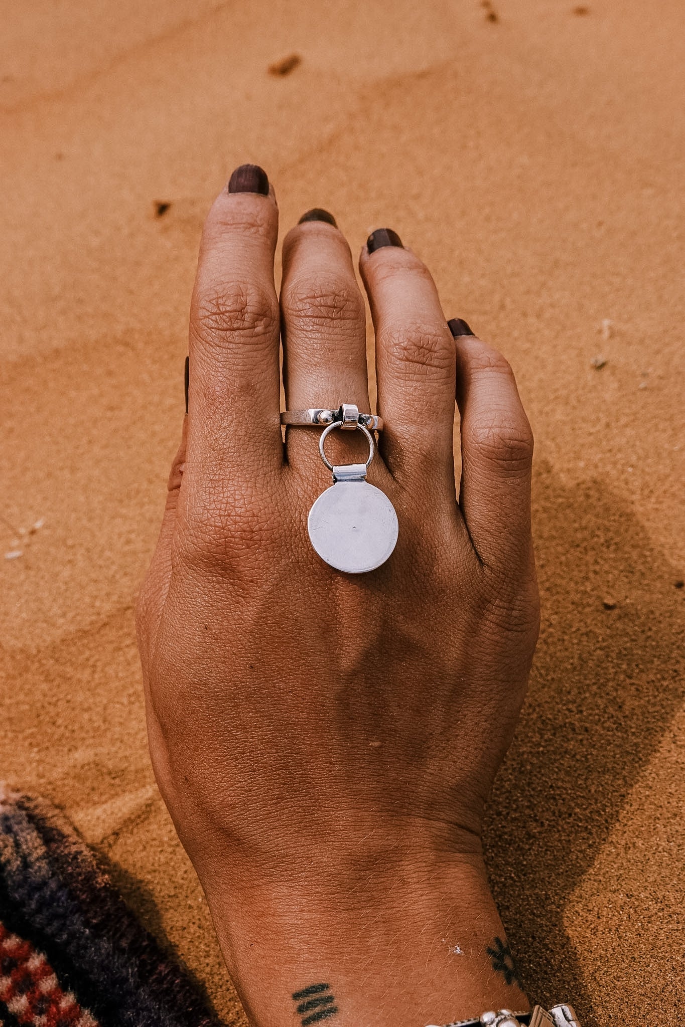 N184 - Sada Silver Coin Rings