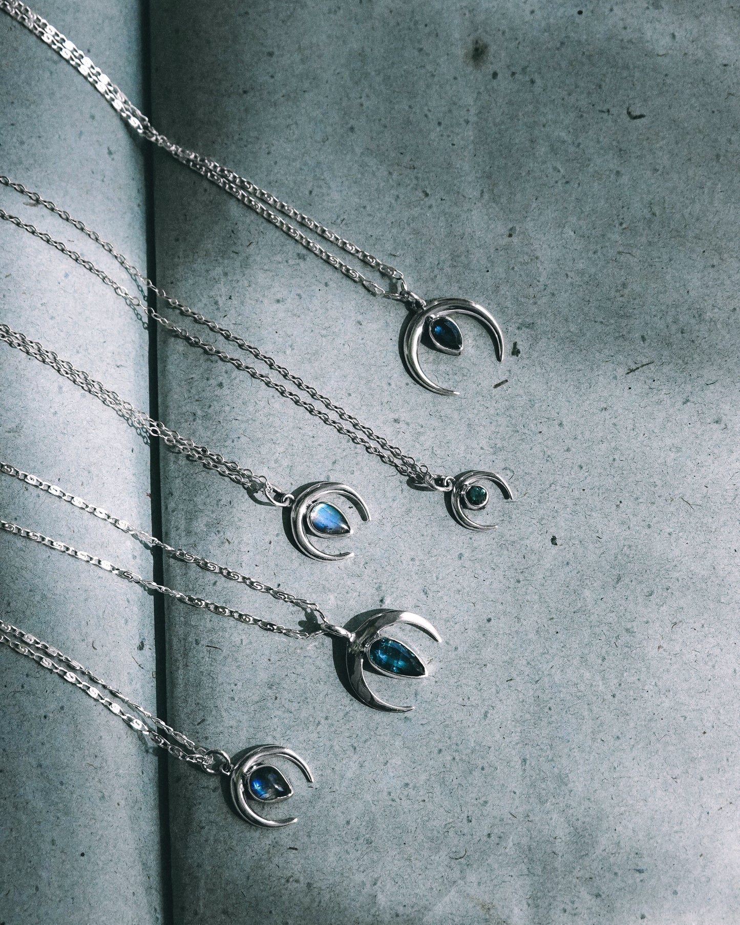 N133- Chandra maa Silver Necklace