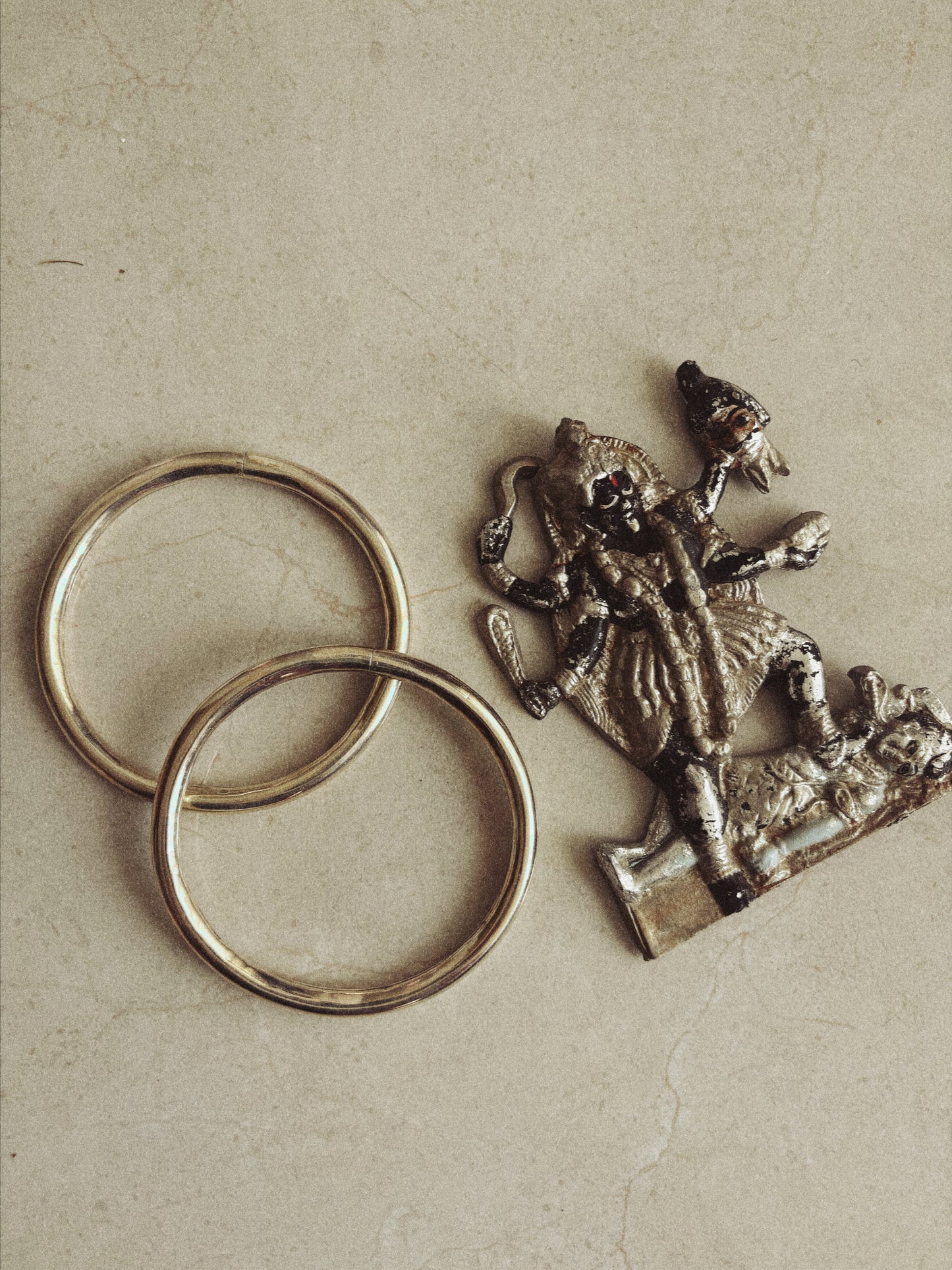 N40-  Rigid Silver 925 Openable Kada Anklet Handmade