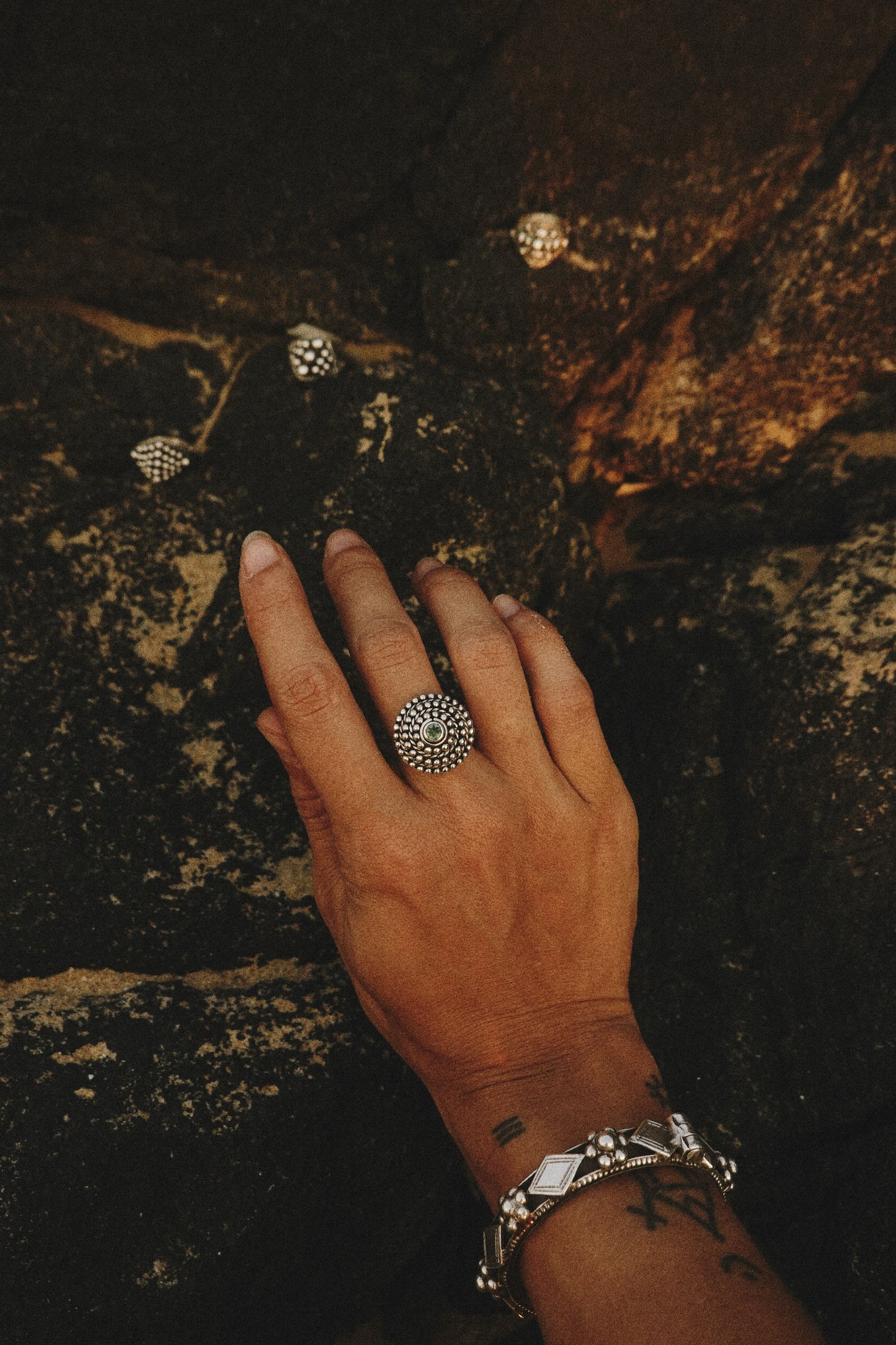 N159 - Bindu Ring 4 Turmaline