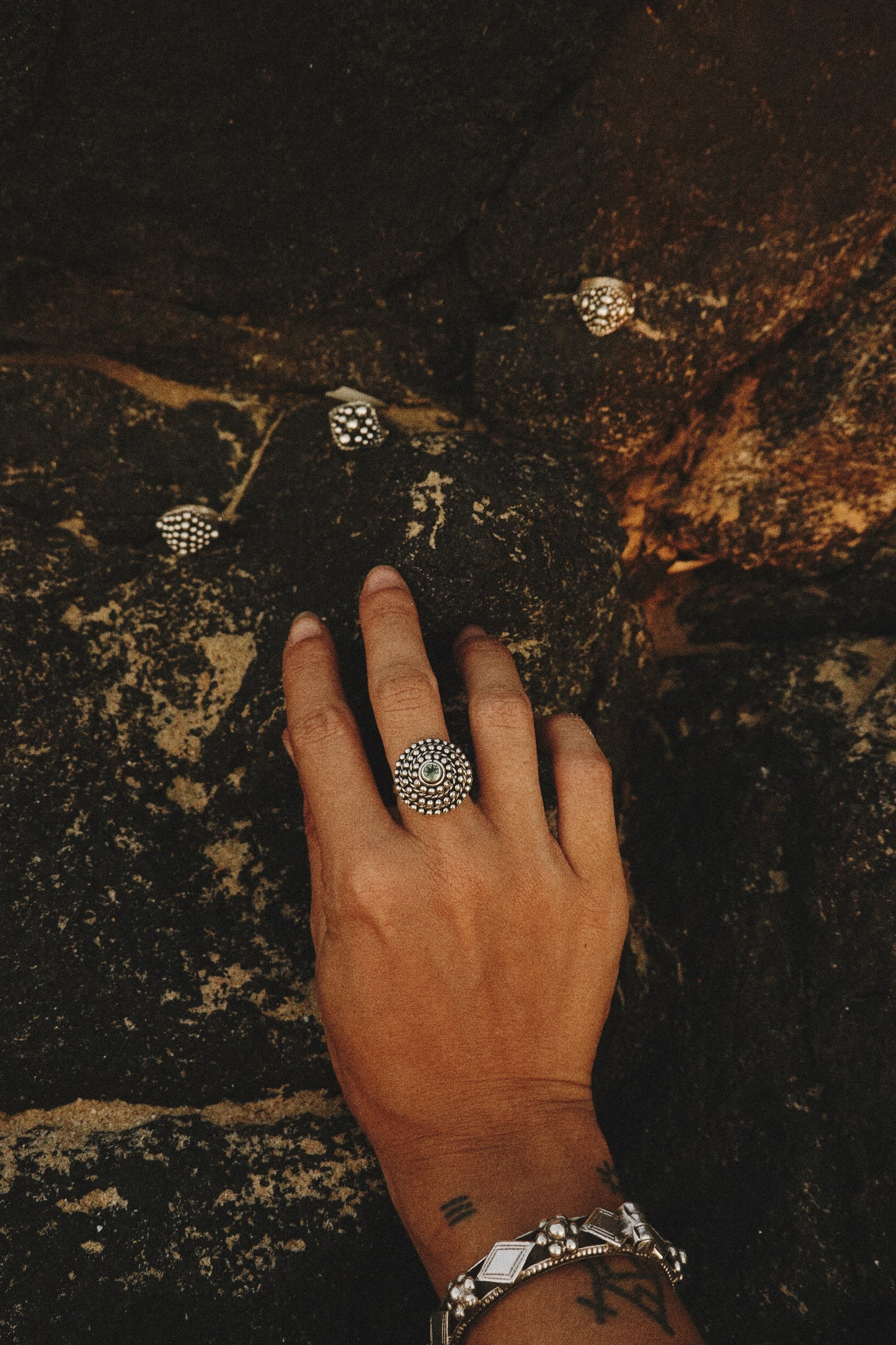 N159 - Bindu Ring 4 Turmaline