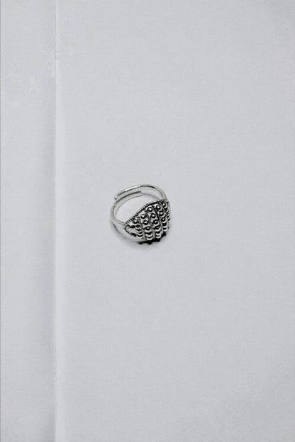 N211 - Bindu Ring Alka Silver