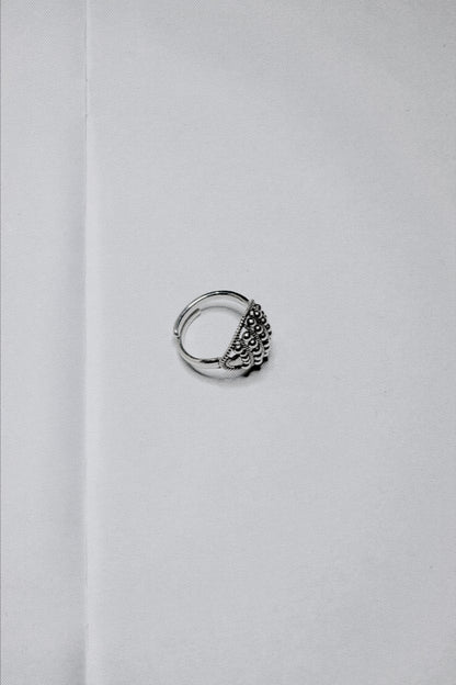 N211 - Bindu Ring Alka Silver