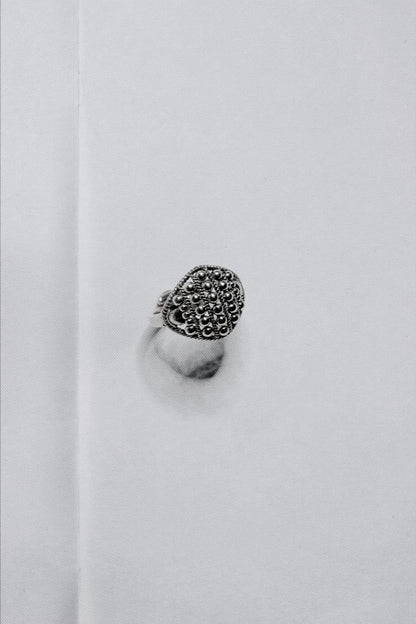 N211 - Bindu Ring Alka Silver
