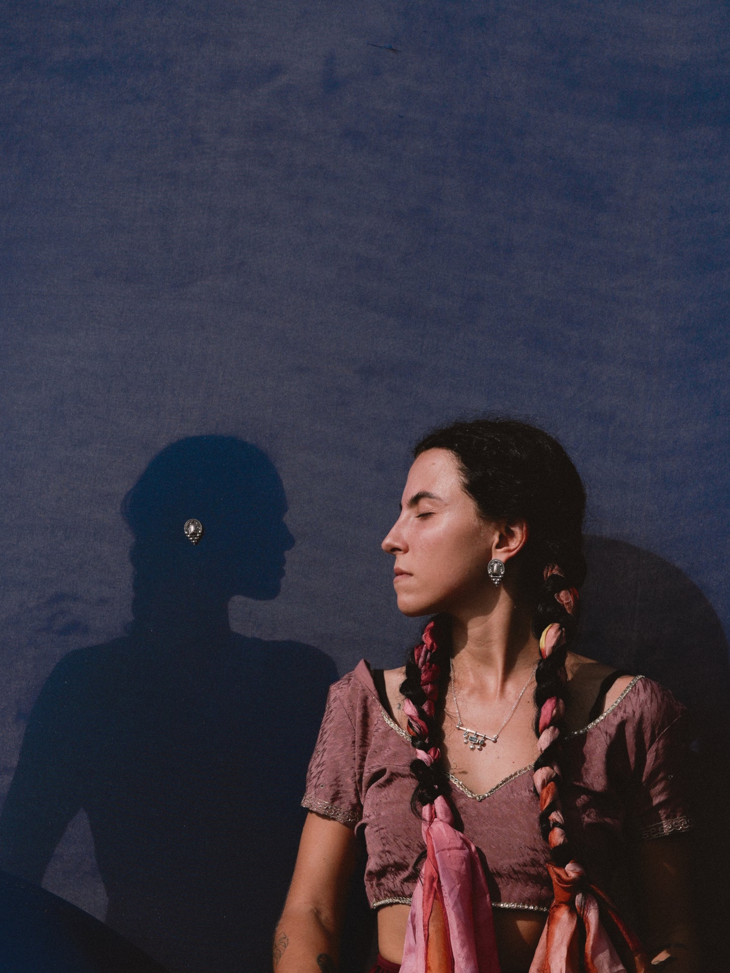 N97 - Etruscan Earrings with Garnets