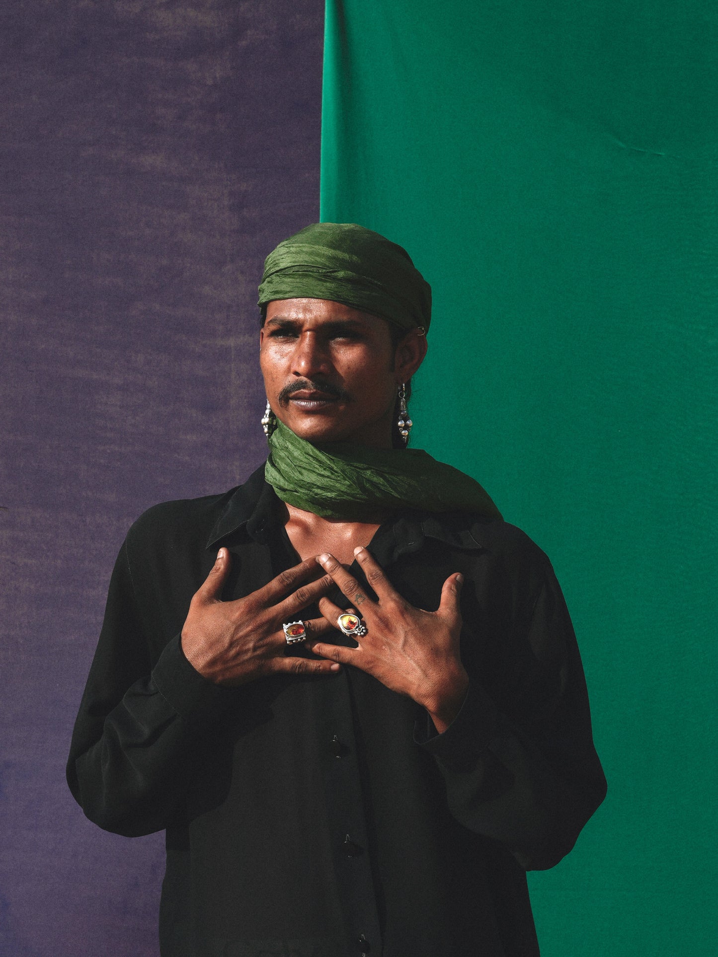 N77-  Mexican Amber  Silver 925 Adjustable Ring