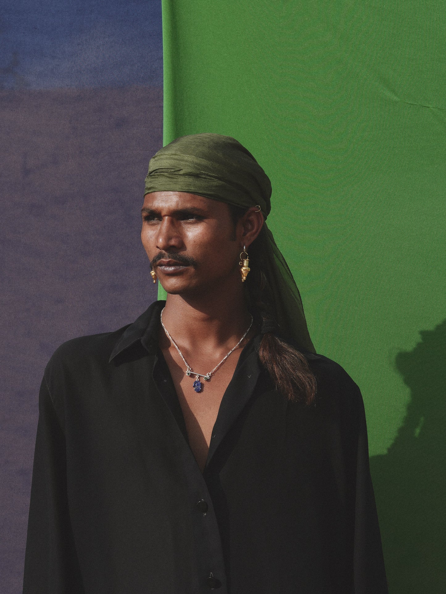 N93 - Ajmeri Nagla Earrings 18k  gold plating