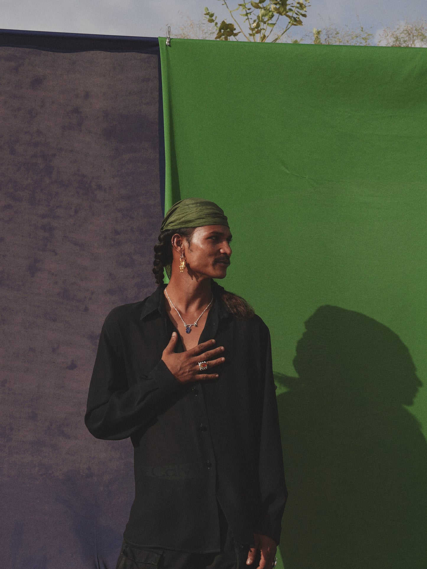 N93 - Ajmeri Nagla Earrings 18k  gold plating