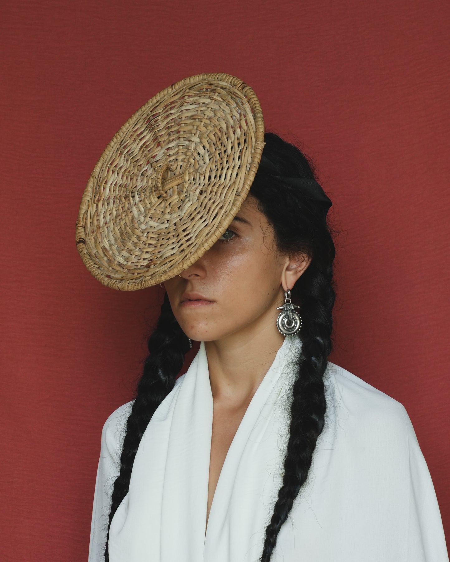 N99- Akhota Statement pieces Earrings with Tanzanite