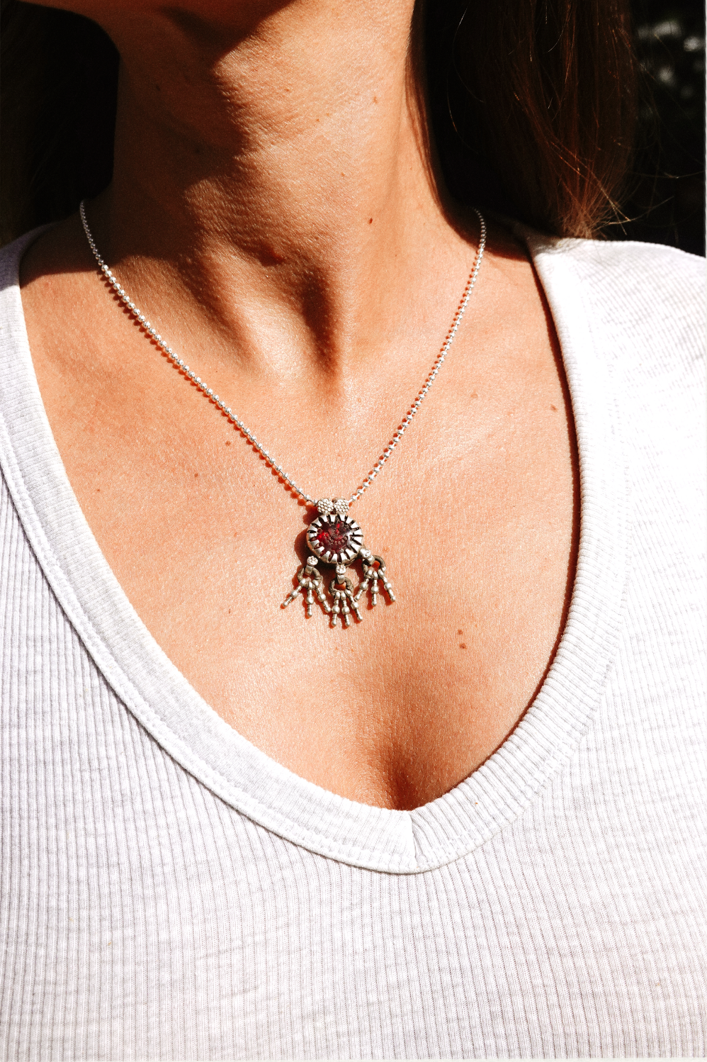 N213 - Vintage North Indian Muslim ornament Necklace